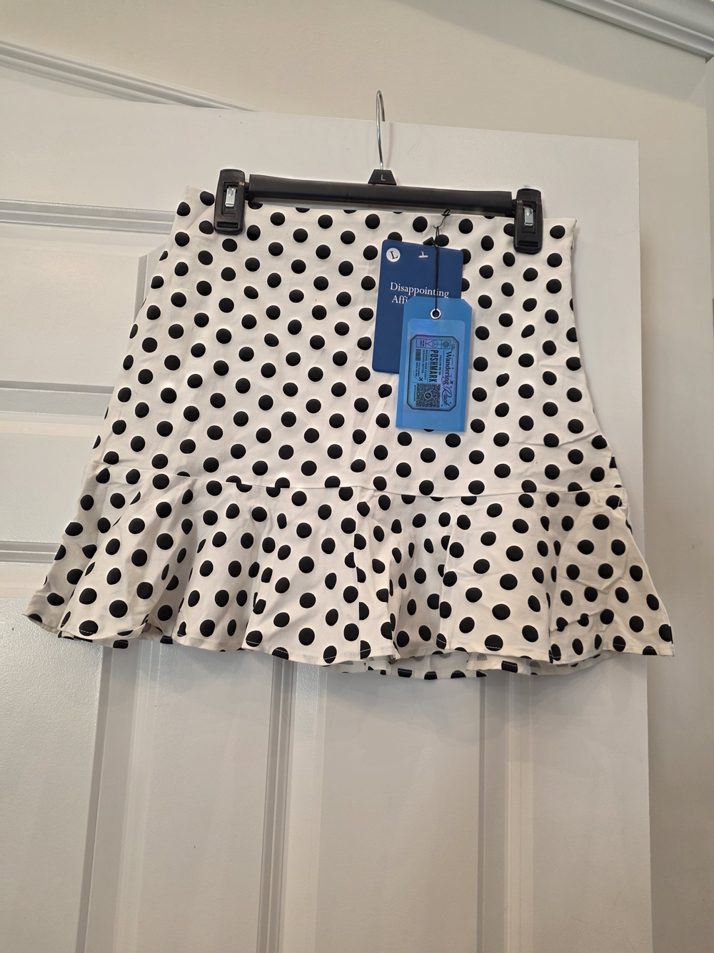 Betsey Johnson Polka Dot Mini Skirt
